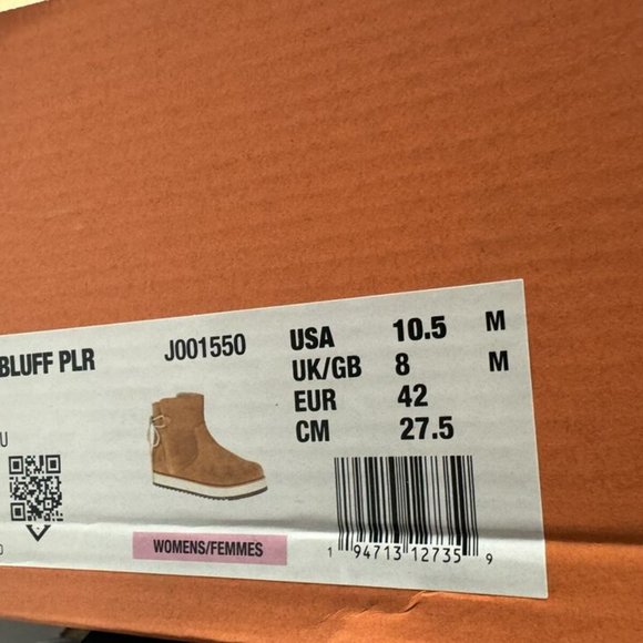 Merrell Womens Juno Bluff Polar Waterproof Boot Camel Size 10.5 M - Picture 5 of 5